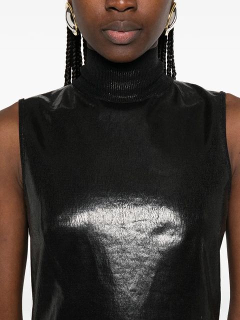 Alexander Wang turtleneck sleeveless maxi dress - Black