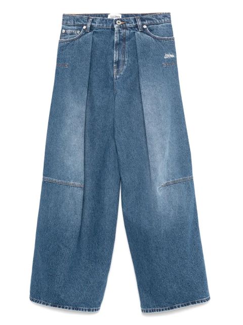 Jean Paul Gaultier logo-embroidered jeans - Blue - zdjęcie produktu nr 1