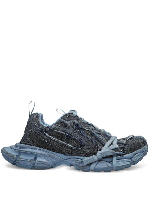 Balenciaga 3XL distressed lace-up sneakers - Blue - zdjęcie produktu nr 1
