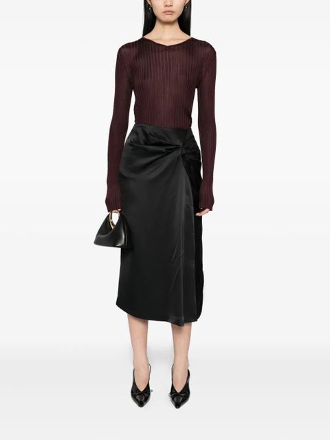 KHAITE Tia top - Purple - zdjęcie produktu nr 2