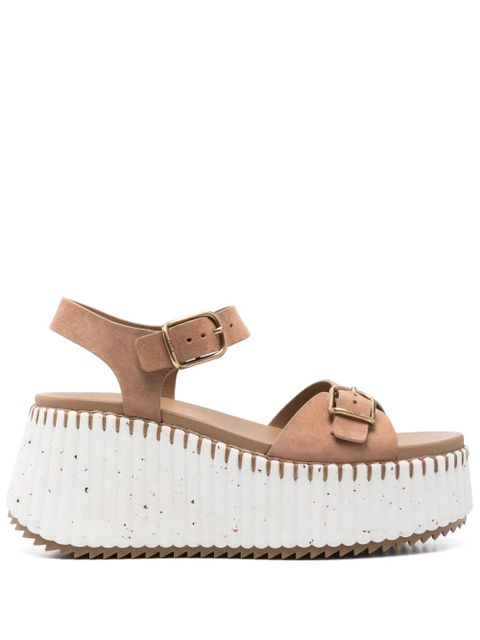 Chloé 70mm Nama sandals - Brown - zdjęcie produktu nr 1