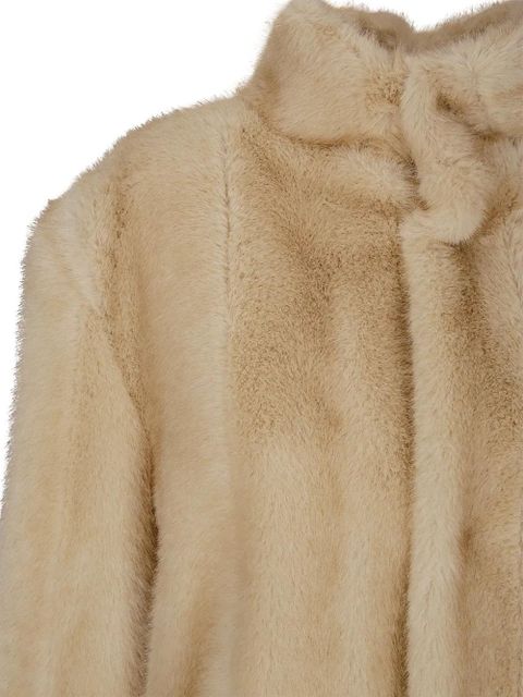 MM6 Maison Margiela faux-fur jacket - Neutrals - zdjęcie produktu nr 2