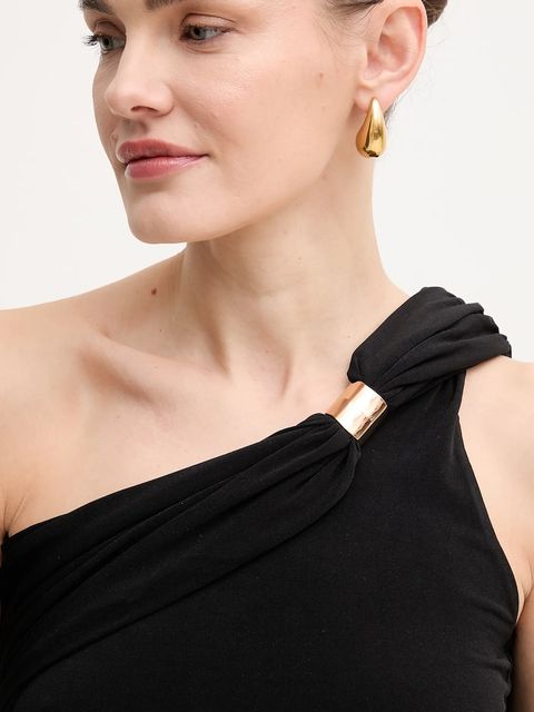 Herve Leger bluzka Sofia damska kolor czarny z aplikacją RMJ1518808 - zdjęcie produktu nr 2