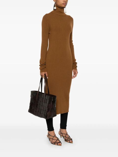 DRAGON DIFFUSION Japan leather tote bag - Brown - zdjęcie produktu nr 2