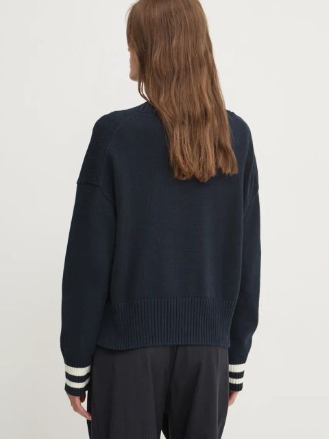 Guess Jeans kardigan bawełniany kolor granatowy W4BR81 Z3HM1