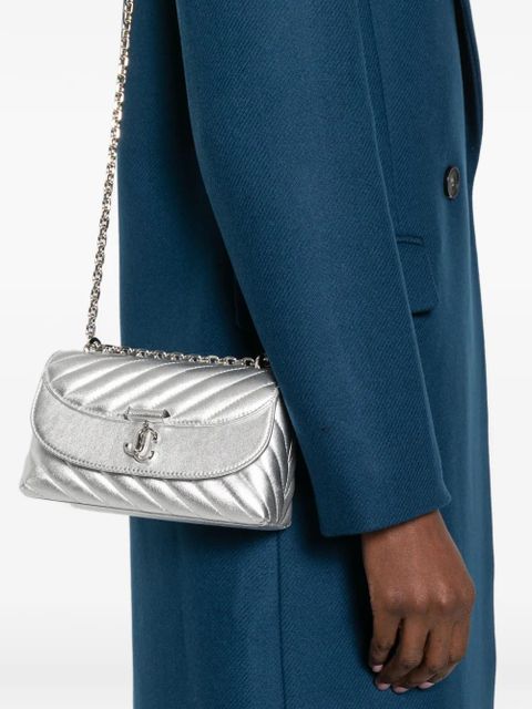 Jimmy Choo Curve quilted mini bag - Grey - zdjęcie produktu nr 2