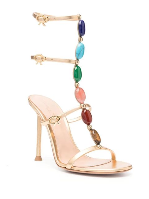 Gianvito Rossi Shanti 105mm gladiator sandals - Gold - zdjęcie produktu nr 2