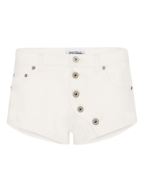 Jean Paul Gaultier button-detailing mini shorts - White - zdjęcie produktu nr 1