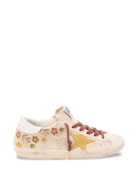 Golden Goose floral star sneakers - Neutrals - zdjęcie produktu nr 1