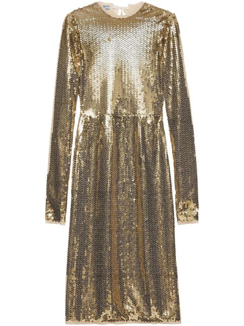 Prada sequinned dress - Gold - zdjęcie produktu nr 1