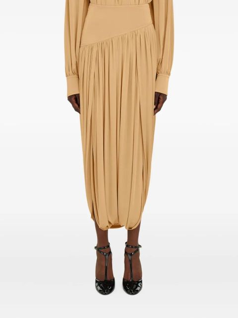 Ferragamo skirt with basque detail - Neutrals