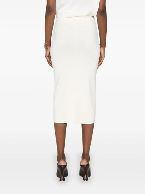 Max Mara Losanna midi skirt - White