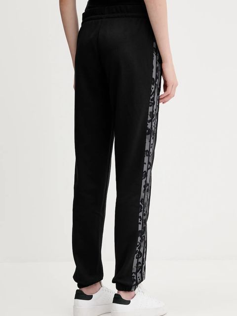 adidas spodnie dresowe 3-Stripes damskie kolor czarny z aplikacją KB8510 - zdjęcie produktu nr 2