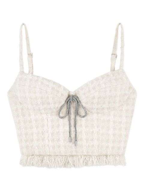 AREA tweed-texture top - Neutrals - zdjęcie produktu nr 1