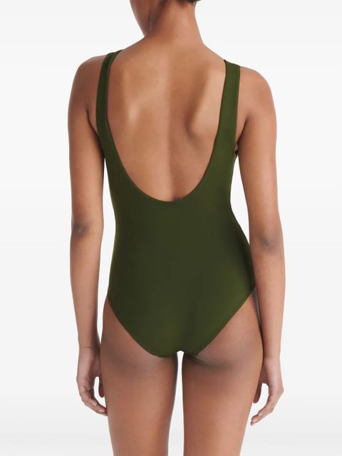 ERES Icône V-neck swimsuit - Green