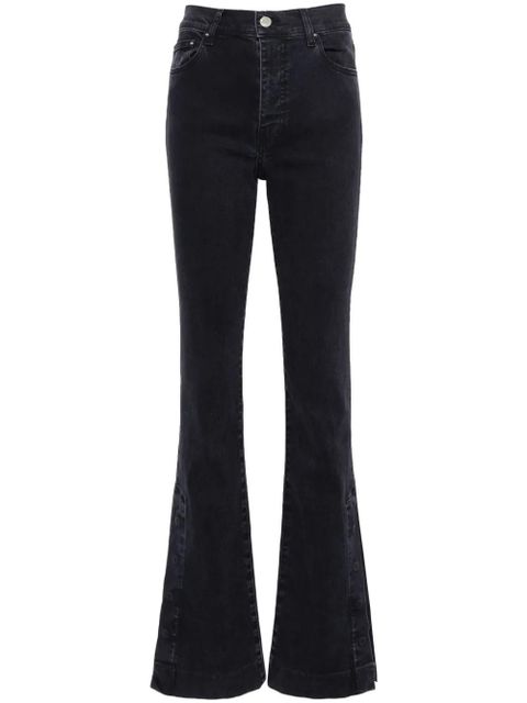 AMIRI Kick high-rise flared jeans - Black - zdjęcie produktu nr 1