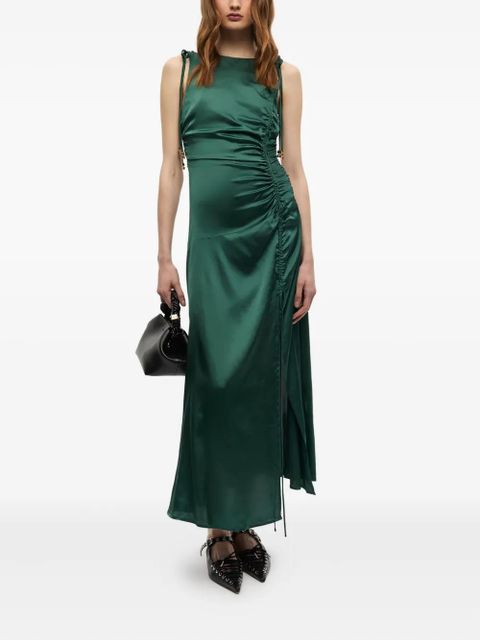 GANNI satin dress - Green - zdjęcie produktu nr 2