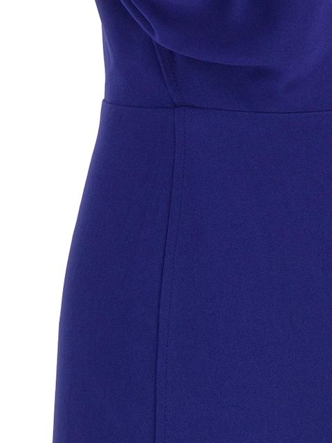 Victoria Beckham V-neck banded waist dress - Blue