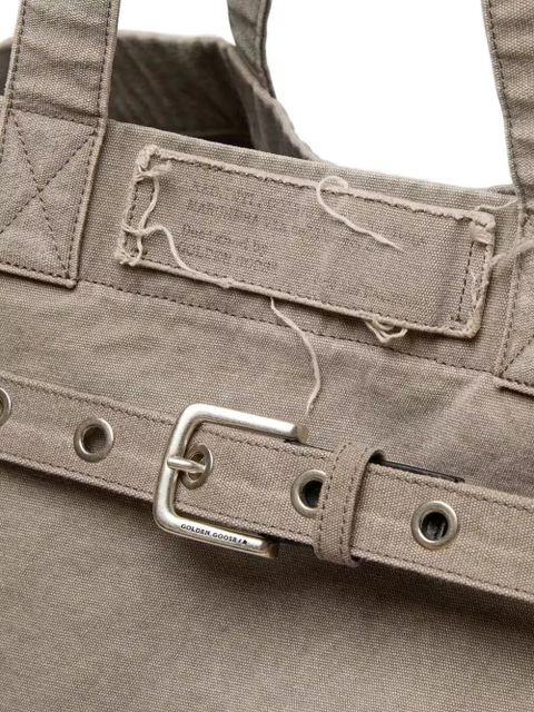 Golden Goose buckle-detail shoulder bag - Grey