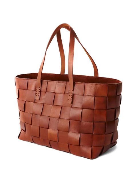 DRAGON DIFFUSION Japan woven tote bag - Brown
