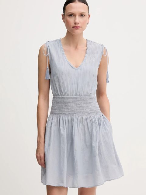 Pepe Jeans sukienka ESTELLA kolor niebieski mini rozkloszowana PL953740 - zdjęcie produktu nr 1