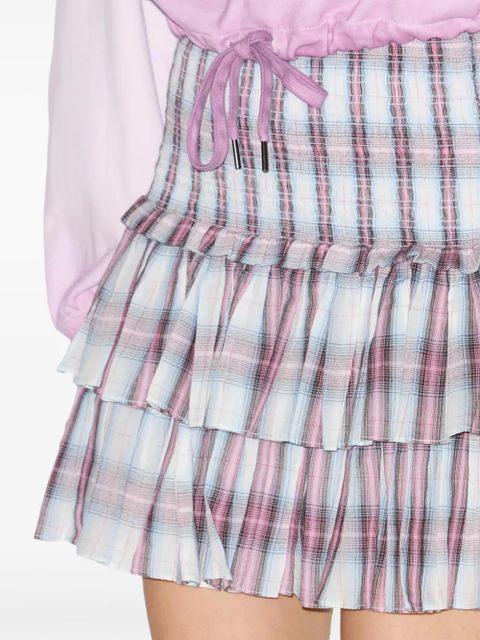 MARANT ÉTOILE Naomi tiered mini skirt - Pink