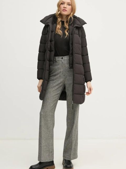 Dkny kurtka damska kolor czarny zimowa DLEMPU97