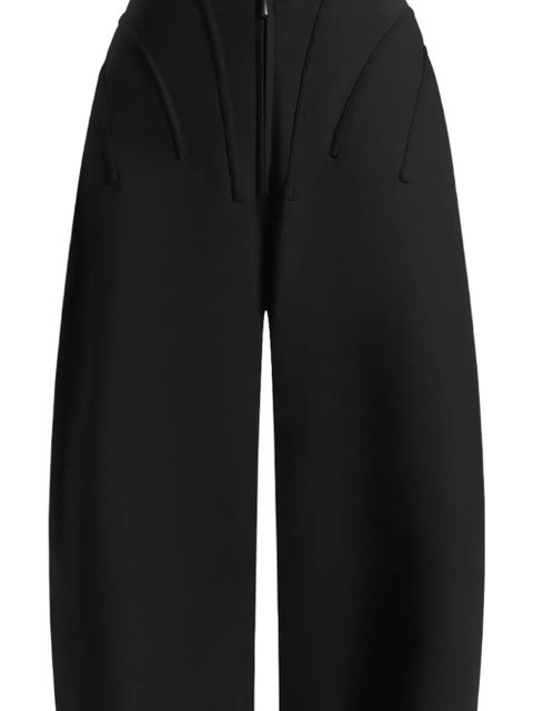 Manière De Voir Rafaela corset waist tailored trousers - Black - zdjęcie produktu nr 2