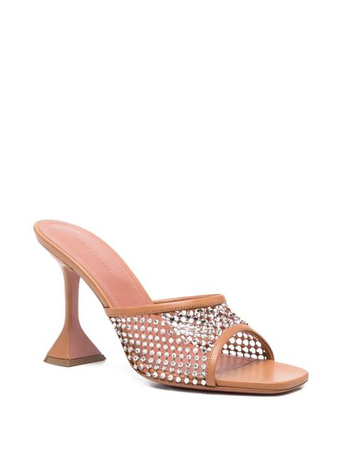 Amina Muaddi Lupita embellished sandals - Neutrals - zdjęcie produktu nr 2
