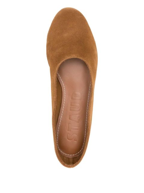 STAUD suede ballet flats - Brown