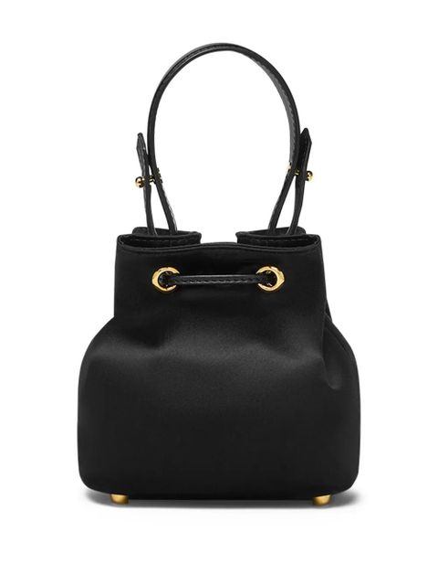 Versace mini La Medusa satin bucket bag - Black - zdjęcie produktu nr 2