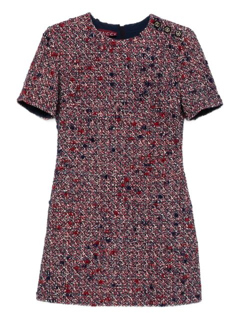 Gucci tweed button-detail dress - Blue - zdjęcie produktu nr 1