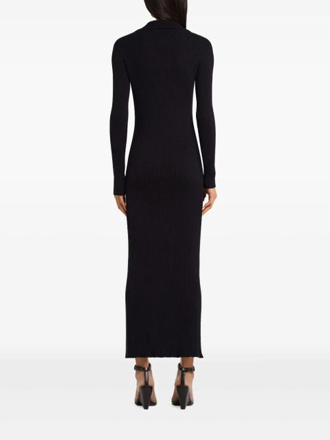 Courrèges button-down midi dress - Black - zdjęcie produktu nr 2