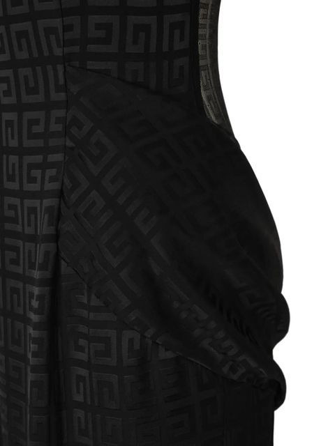Givenchy draped jacquard dress - Black