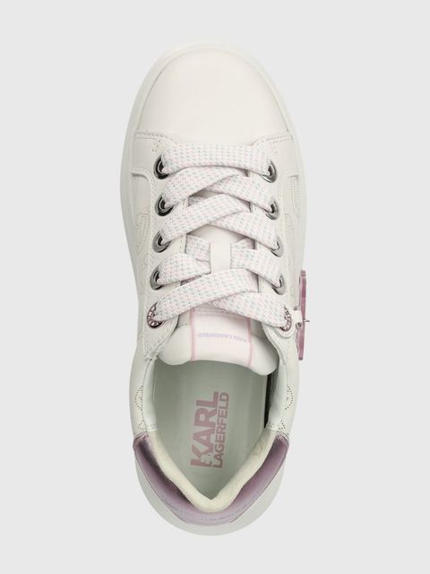 Karl Lagerfeld sneakersy skórzane KAPRI NFT kolor biały KL62522