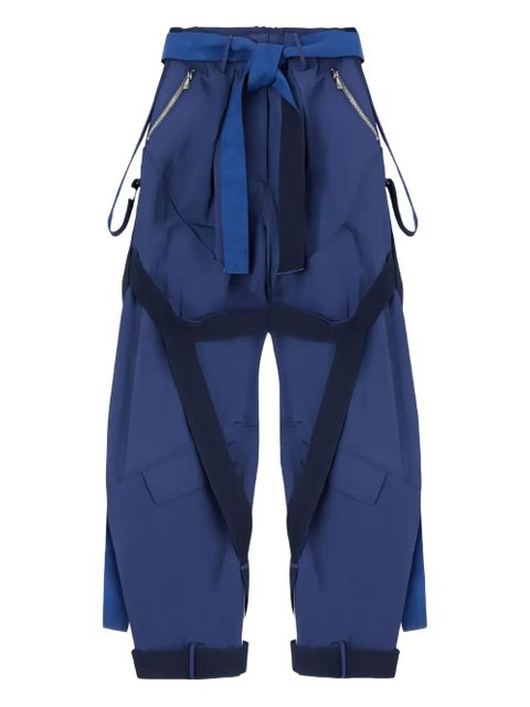 The Attico high-waisted trousers - Blue - zdjęcie produktu nr 1