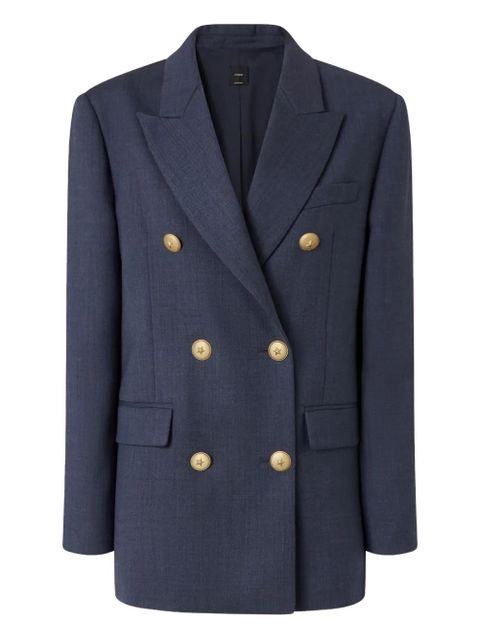 PINKO double-breasted button-closure blazer - Blue - zdjęcie produktu nr 1