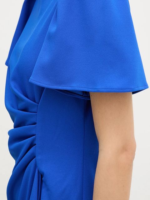 Dkny sukienka kolor niebieski mini prosta DD6A1959