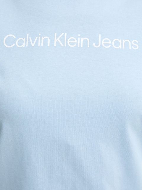 Calvin Klein Jeans t-shirt bawełniany damski kolor niebieski LV047C912G