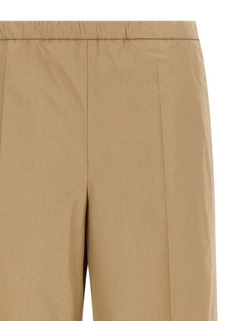 Moncler poplin trousers - Neutrals