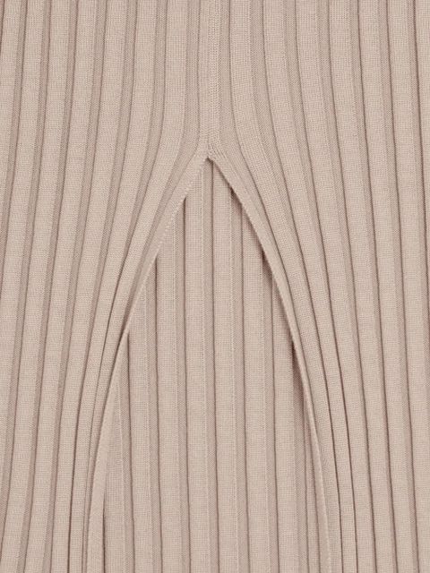 Tod's ribbed-knit midi skirt - Neutrals - zdjęcie produktu nr 2