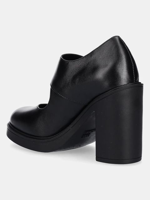 Love Moschino czółenka skórzane kolor czarny na słupku JA1043AG0NIA0000 - zdjęcie produktu nr 2