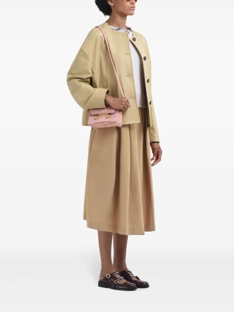 Marni leather jacket - Neutrals