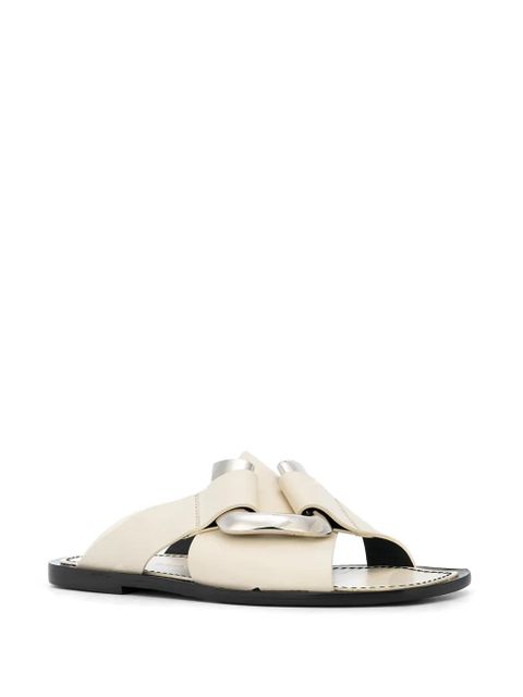 Proenza Schouler square-toe slide sandals - White - zdjęcie produktu nr 2