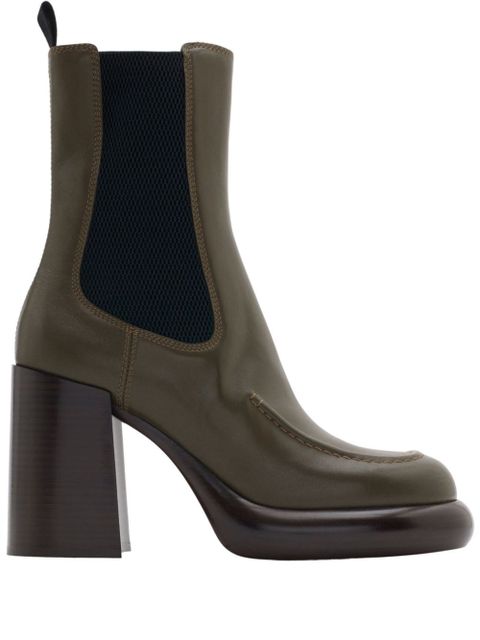 Burberry 95mm Wedge Chelsea boots - Green - zdjęcie produktu nr 1