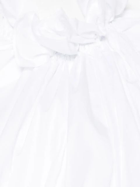 Comme Des Garçons asymmetric sleeve top - White