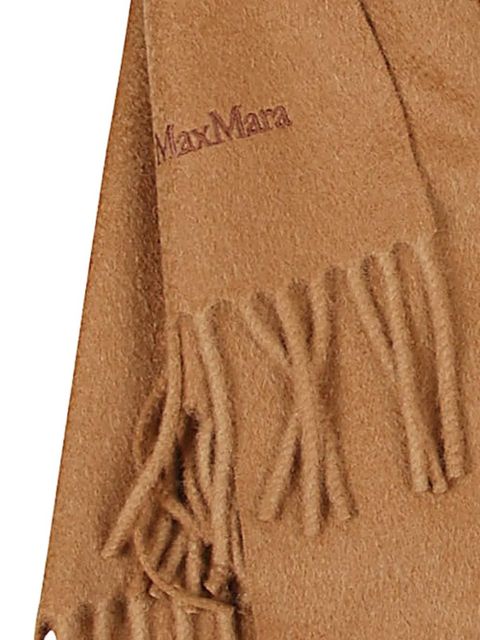 Max Mara fringed scarf - Brown