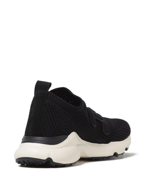Tod's chain patch sneakers - Black