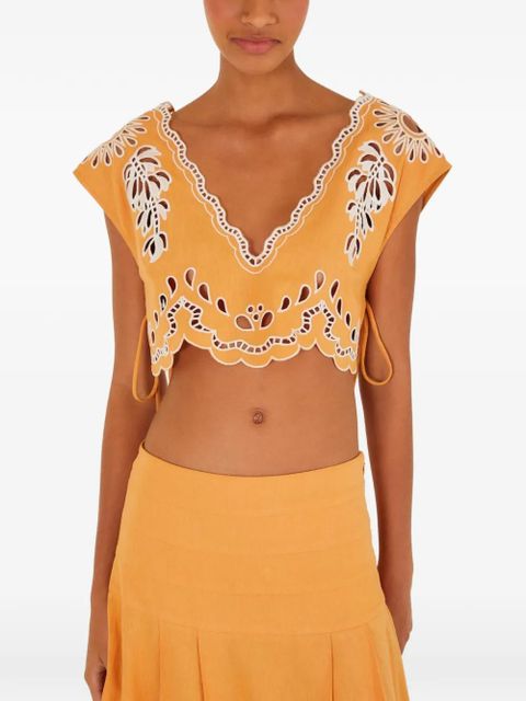 FARM Rio openwork top - Orange - zdjęcie produktu nr 1