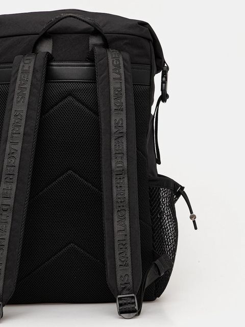 Karl Lagerfeld Jeans plecak kolor czarny duży gładki A4M30172